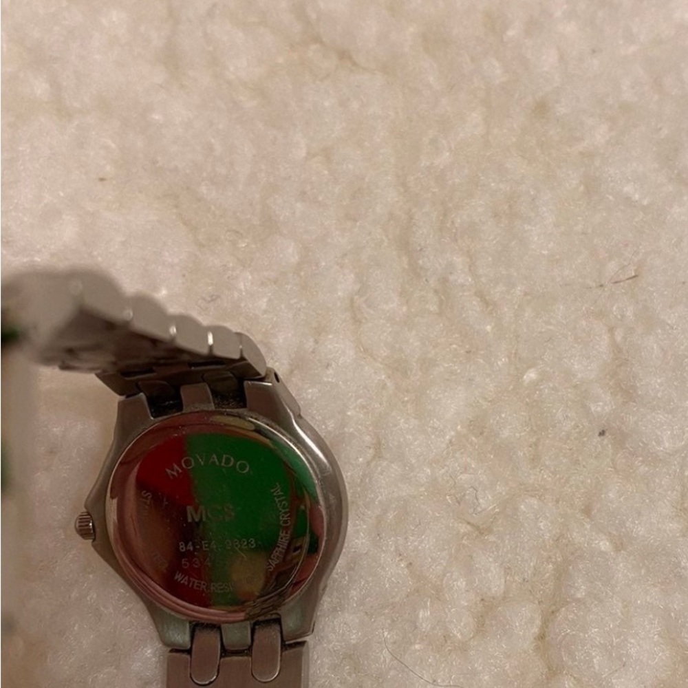 Movado Black and Silver Women’s Watch - Picture 3 of 5